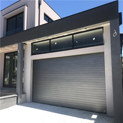Modern Industrial Overhead garage door garage door with door
