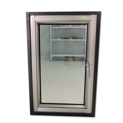 LVDUN New Design Thermal Break Aluminum French Casement Window Swing Tempered Glass Window