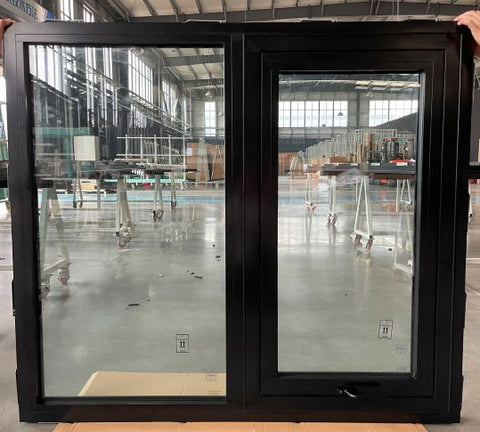 LVDUN Full Customized Sizes Thermal Break Double Glazed Glass Aluminium Awning Windows