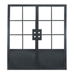LVDUN Exterior steel door and iron gate grill designs main door designs double door