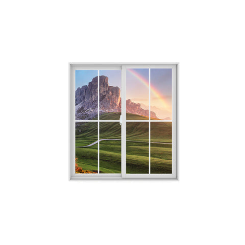 Warren 60x60 window Thermally Broken Exterior Aluminium Tempered Glass Sliding Window For Home
