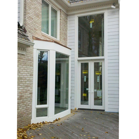 LVDUN Home Bedroom Kitchen Customized Sizes PVC Casement Windows