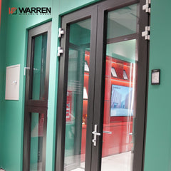 Warren Export Quality Casement Door Service Laminated Modern Aluminum French Door