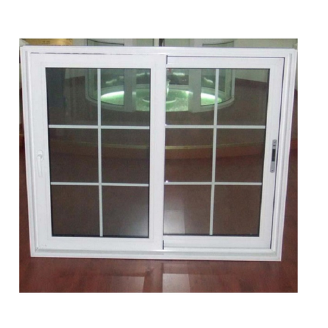 Panama Hurricane Impact Double Glass PVC Windows Customized Designs Vinyl Sliding Windows