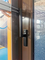 Aluminium heavy duty  lift sliding doors patio door with insulating tempered glass double glazing 2 panel XO brown