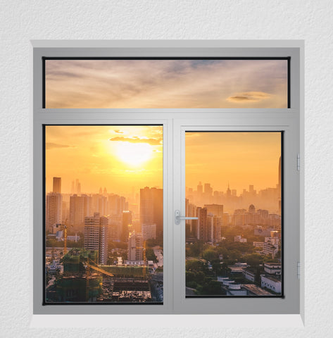 LVDUN Energy saving double glass window aluminium casement windows high performance windows passive house window