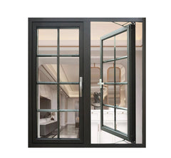 LVDUN double Glazed Windows Aluminum glass swing window