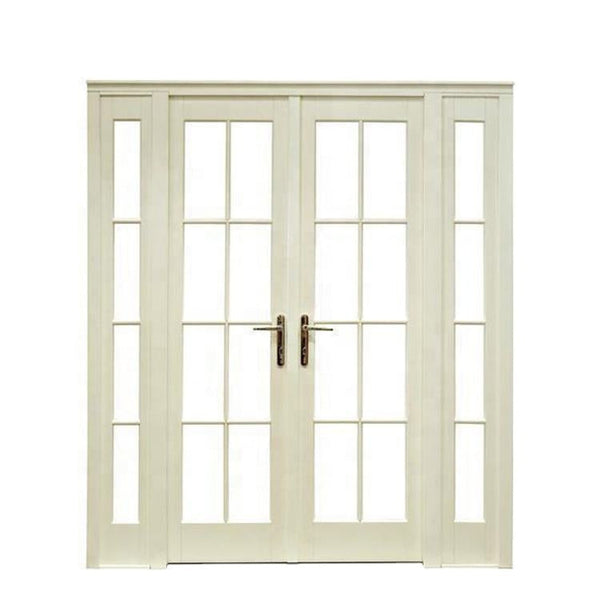 Warren white series 115*45 door aluminium French door double glass