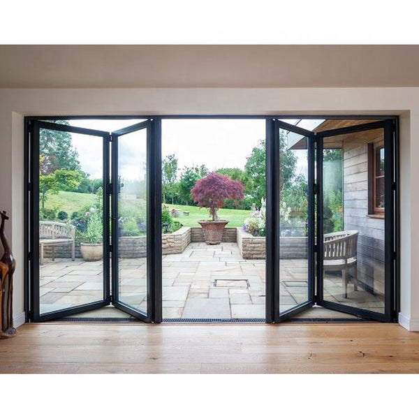 LVDUN High Quality Aluminium Tempered Glass Sliding Doors Used Exterior French Aluminum Doors