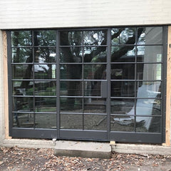 LVDUN 2020 Artisan made french wrought iron window, steel black old windows, window grill design
