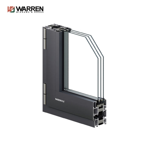 Warren International design 106*58 door thermal break aluminium sliding door double glass