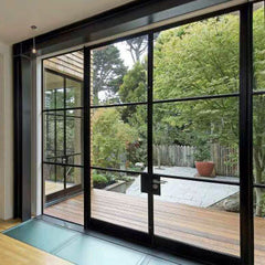 LVDUN exterior iron french doors windows steel framed glass doors