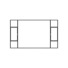 LVDUN Frame Windows Aluminum Frame Insulated Glass Windows