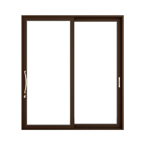 Warren 42*108 Aluminum double glass heavy casement door with thick glass waterproof Heat insulation