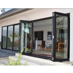 LVDUN High Quality Aluminium Tempered Glass Sliding Doors Used Exterior French Aluminum Doors