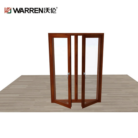 Warren 9 x 8 ft casement door triple glass double door German hardware