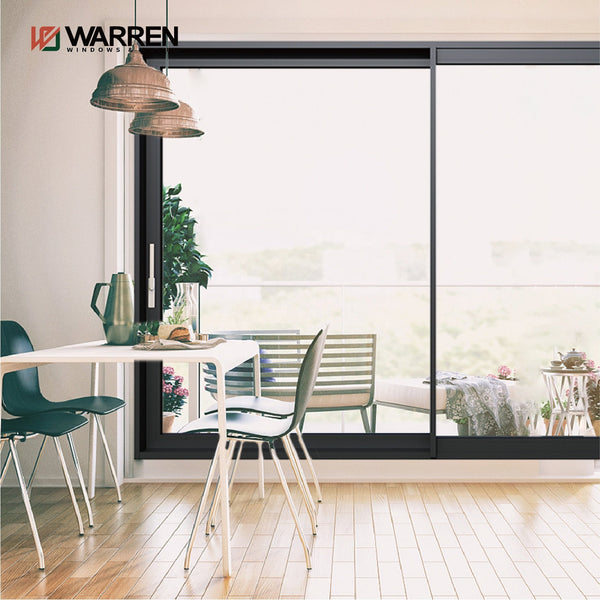 Warren 144 x 96 Sliding Glass Patio Door Fully Tempered Glass Door For Sale