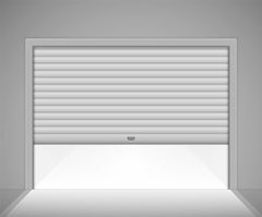 LVDUN Cheap Automatic Motor Aluminum Alloy Roller Shutter Doors Interior Swinging Rolling Roll Up Down Security Garage Door