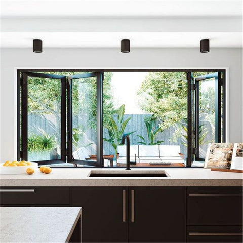 LVDUN Aluminium Frame Aluminum Bi Folding Window