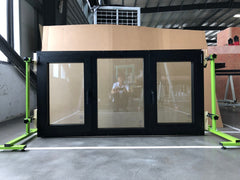 LVDUN 71 x 80 sliding glass door Aluminium French door