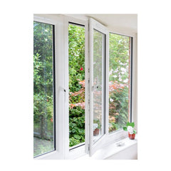 LVDUN Hot Selling Nigeria Cheap Large 4 Panels Push Out Octagon Lowes Casement Windows