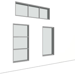 LVDUN Aluminium Panel Windows Aluminum Fixed Window Price
