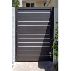 LVDUN American Exterior Aluminum Sidewalk Driveway Gate Electronic Door For Outdoor Garden Price