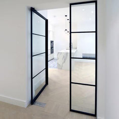 LVDUN Toughen Glass Design European High Quality Swing Door