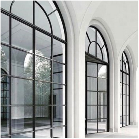 LVDUN steel thermal break double panels casement thermal windows