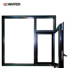 Warren Big View Top Quality Aluminum casement Windows Aluminium Frame Casement Glass windows And Doors for Home