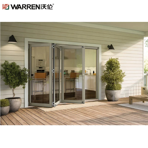 Warren 144x96 Bifold Patio Door Folding Patio Doors 96x80 Vertical Accordion Doors Bifold Glass