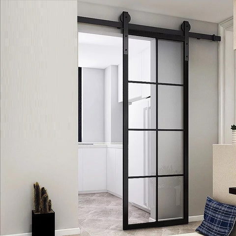 LVDUN European Garage Doors Industrial Double Swing Insulated Glass Bedroom Door