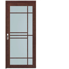 LVDUN Modern Exclusive Patent Hanging Trip Toielt Bathroom Bedroom No Track Single Panel Aluminum Pocket Sliding Door