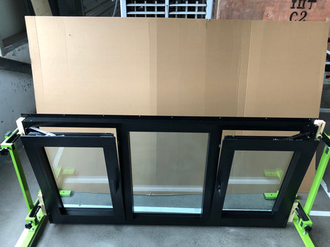 LVDUN Aluminum tilt and turn windows casement window with screens