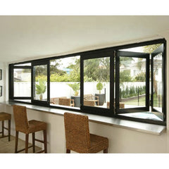 LVDUN Hot Sale Aluminum Windows Australian Standard Upvc Window Sliding Glass Reception Bifold Window Track