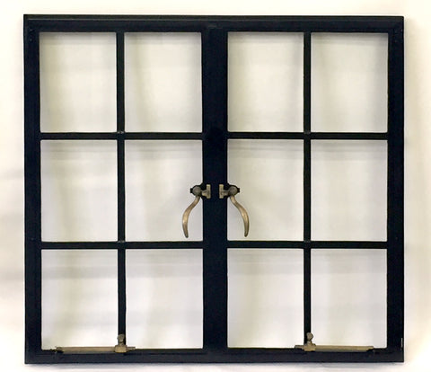 LVDUN Customized size design steel doors interior simple iron window grills steel windows
