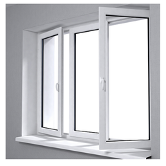 factory pvc window double glazed casement pvc windows