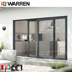 Glass sliding door system slide french door exterior aluminum