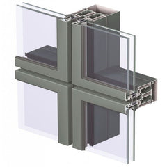 Malaysia Aluminium Hidden Frame Glass Window Aluminum Curtain Wall Philippines