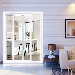 LVDUN upvc glass sliding doors window design for living room