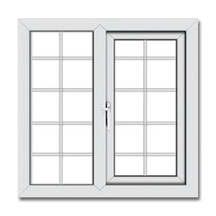 LVDUN Factory Customized House Used PVC Double Glazed Soundproof Glass Casement Windows