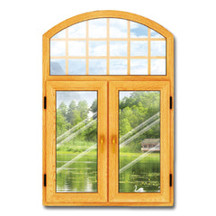 Custom Standard Glass Windows Windproof Aluminium Glass Casement Windows and Doors with Argon Gas Infilling