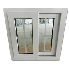 LVDUN Modern Cheap Double Glass Sliding Pvc Window And Door Plastic Upvc Window