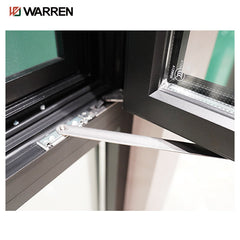 Warren Michigan High Quality Thermal Break Grill Design Aluminum Casement Inward Opening Tilt and Turn Window