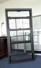 LVDUN Factory Customized Sizes Soundproof Double Hung UPVC White Windows With Glass