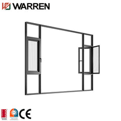 competitive price black french aluminum casement window