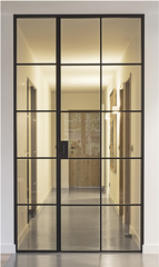 LVDUN Factory Price Fancy Swing Steel Doors And Windows For Resident Swing Aluminum Accessories For Window Steel Window