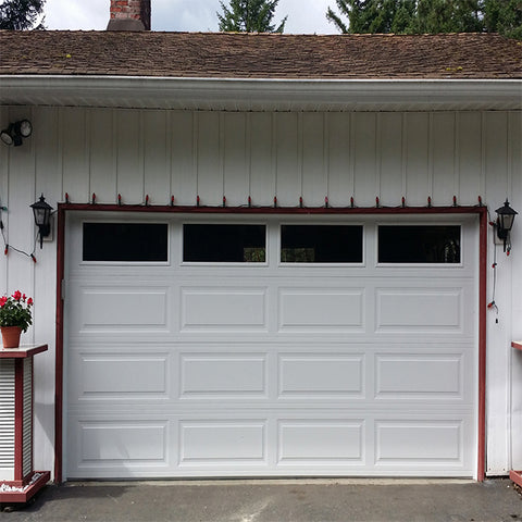 Modern Electronic Insulated Clear Glass Panel insulation sectional garage door