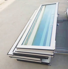 LVDUN aluminum folding exterior doors 108x108 sliding patio glass doors for sale