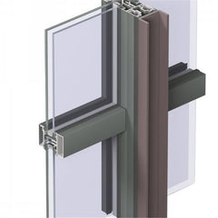 Malaysia Aluminium Hidden Frame Glass Window Aluminum Curtain Wall Philippines